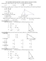 ôn tập hệ thức lượng