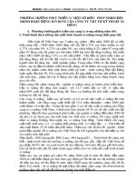 PHƯƠNG HƯỚNG PHÁT TRIỂN VÀ MỘT SỐ BIỆN   PHÁP NHẰM ĐẨY MẠNH HOẠT ĐỘNG BÁN HÀNG CỦA CÔNG TY VẬT TƯ KỸ THUẬT XI MĂNG