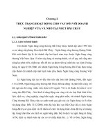THỰC TRẠNG HOẠT ĐỘNG CHO VAY ĐỐI VỚI DOANH NGHIỆP VỪA VÀ NHỎ TẠI NGÂN HÀNG CÔNG THƯƠNG BÃI CHÁY