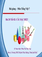 Giao an đạt giải nhất hội thi GVG cấp TP năm 2009-2010