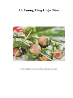 Lá Xương Xông Cuộn Tôm