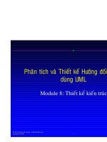 Phân tích thiết kế hướng đối tượng dùng UML - Các khái niệm them chốt