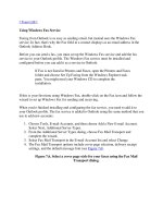 Using Windows Fax Service