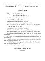 Ban de nghi nang ngach luong