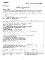 GIÁO ÁN 5 TUẦN 10 CHUẨN