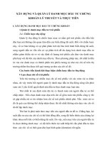 XÂY DỰNG VÀ QUẢN LÝ DANH MỤC ĐẦU TƯ CHỨNG KHOÁN LÝ THUYẾT VÀ THỰC TIỄN