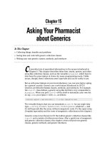 Asking Your Pharmacist about Generics