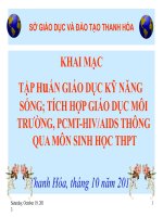 TẬP HUẤN HIỆU TRƯỞNG