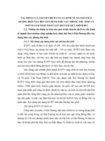 TÁC ĐỘNG CỦA CHUYỂN DỊCH CƠ CẤU KINH TẾ NGÀNH Ở HẢI DƯƠNG HIỆN NAY ĐẾN XÂY DỰNG KHU VỰC PHÒNG THỦ TỈNH VÀ NHỮNG GIẢI PHÁP NHẰN GẮN KẾT HAI QUÁ TRÌNH ĐÓ