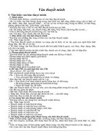 Ôn tập văn Thuyết minh