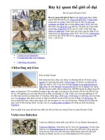 Bảy kì quan TG cổ đại