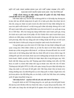MỘT SỐ GIẢI PHÁP NHẰM NÂNG CAO LỢI THẾ CẠNH TRANH CỦA VIỆT NAM KHI XUẤT KHẨU HÀNG HOÁ SANG  THỊ TRƯỜNG MỸ