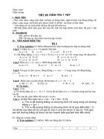 Kiểm Tra Chương II ĐS9