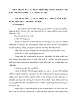 THỰC TRẠNG ĐẦU TƯ PHÁT TRIỂN HỆ THỐNG TRUNG TÂM CHỮA BỆNH GIÁO DỤC LAO ĐỘNG XÃ HỘI