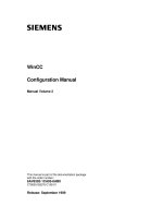 SIEMENS WIN CC CONFIGURATION MANUAL 