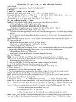 câu hỏi và bài tập lí 10 ôn kì I