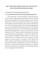 THỰC TRẠNG HOẠT ĐỘNG THANH TOÁN THẺ TẠI NGÂN HÀNG NGOẠI THƯƠNG HÀ NỘI