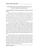 THỰC TRẠNG CÔNG TÁC KẾ TOÁN NGUYÊN VẬT LIỆU TẠI CÔNG TY CỔ PHẦN GIẦY THĂNG LONG