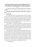 MỘT SỐ VẤN ĐỀ LÝ LUẬN CỦA HOẠT ĐỘNG QUẢN TRỊ CHÀO HÀNG XÚC TIẾN BÁN Ở CÔNG TY KINH DOANH DỊCH VỤ