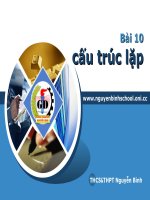 Cấu trúc lặp tiết 1