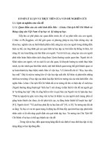 CƠ SỞ LÝ LUẬN VÀ THỰC TIỄN CỦA VẤN ĐỀ NGHIÊN CỨU