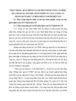 THỰC TRẠNG  QUAN ĐIỂM VÀ GIẢI PHÁP NHẰM NÂNG CAO HIỆU QUẢ THAM GIA XOÁ ĐÓI