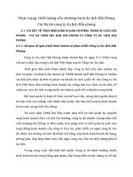 Thực trạng  chất lượng của chương trình du lịch Hải Phòng Cát Bà tại công ty du lịch Hải phòng