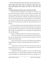MỘT SỐ BIỆN PHÁP NHẰM NÂNG CAO HIỆU QUẢ HOẠT ĐỘNG SẢN XUẤT KINH DOANH XUẤT KHÂU TẠI CÔNG TY RAU QUẢ TIỀN GIANG