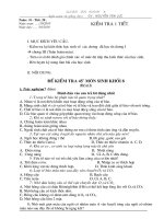 Tiet 20. Kiem tra 1tiet.