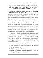 PHẦN 2  TÌNH HÌNH THỰC HIỆN NGHIỆP VỤ TÁI BẢO HIỂM CHÁY TẠI CÔNG TY CỔ PHẦN TÁI BẢO HIỂM QUỐC GIA VIỆT NAM