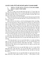 Cơ sở lý luận về tổ chức bộ máy quản lý doanh nghiệp