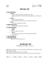 kiem tra 1 tiet lop 8