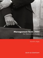 Management Tools 2005 - An Executive’s Guide