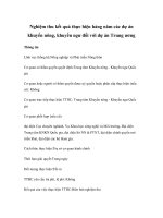 Nghiệm thu kết quả thực hiện hàng năm các dự án khuyến nông, khuyến ngư đối với dự án Trung ương