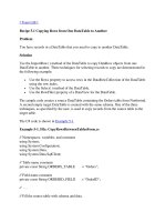 Copying Rows from One DataTable to Another