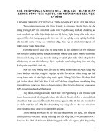 GIẢI PHÁP NÂNG CAO HIỆU QUẢ CÔNG TÁC THANH TOÁN KHÔNG DÙNG TIỀN MẶT TẠI CHI NHÁNH NHCT KHU VỰC BA ĐÌNH