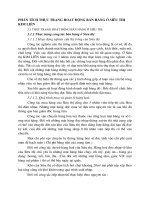 PHÂN TÍCH THỰC TRẠNG HOẠT ĐỘNG BÁN HÀNG Ở SIÊU THỊ KIM LIÊN