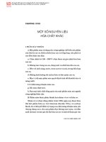 Một sô nguyên liệu hóa chất khac