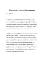 Dive Into Python-Chapter 16. Functional Programming