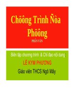 chuong trinh dia phuong