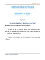 Hướng dẫn sử dụng InfoPath 2010 part 21