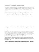 Take Care of Error Handling with Bound Controls