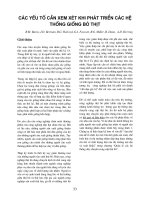 Nâng cao các kỹ năng về di truyền, sinh sản và lai tạo giống bò thịt nhiệt đới- chương 11
