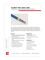 TrueNet® Fiber Optic Cable