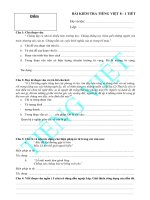 Bài KT Tiếng Việt 8-1 tiết