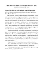 THỰC TRẠNG CHẤT LƯỢNG TÍN DỤNG TẠI SỞ GIAO DỊCH I   NGÂN HÀNG CÔNG THƯƠNG VIỆT NAM