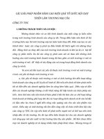 CÁC GIẢI PHÁP NHẰM NÂNG CAO HIỆU QUẢ TỔ CHỨC HỘI CHỢ TRIỂN LÃM THƯƠNG MẠI CỦA