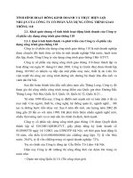 TÌNH HÌNH HOẠT ĐÔNG KINH DOANH VÀ THỰC HIỆN LỢI NHUẬN CỦA CÔNG TY CỔ PHẦN XÂY DỰNG CÔNG TRÌNH GIAO THÔNG 118