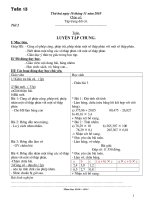 Giáo án lớp 5 ( Tuần 13)