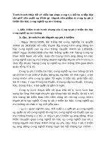 Tình hình thực tế vê việc tổ chức công tác kế toán tập hợp chi phí sản xuất và tính giá thành sản phẩm ở công ty phát triển tin học công nghệ và môi trường